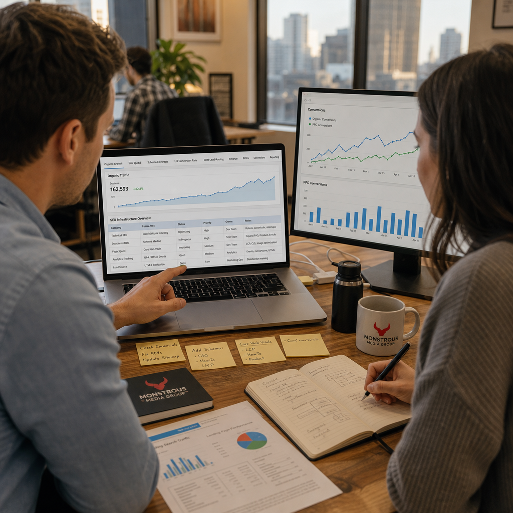 rstand, not harder.

Look for evidence of infrastructure thinking. SEO now touch