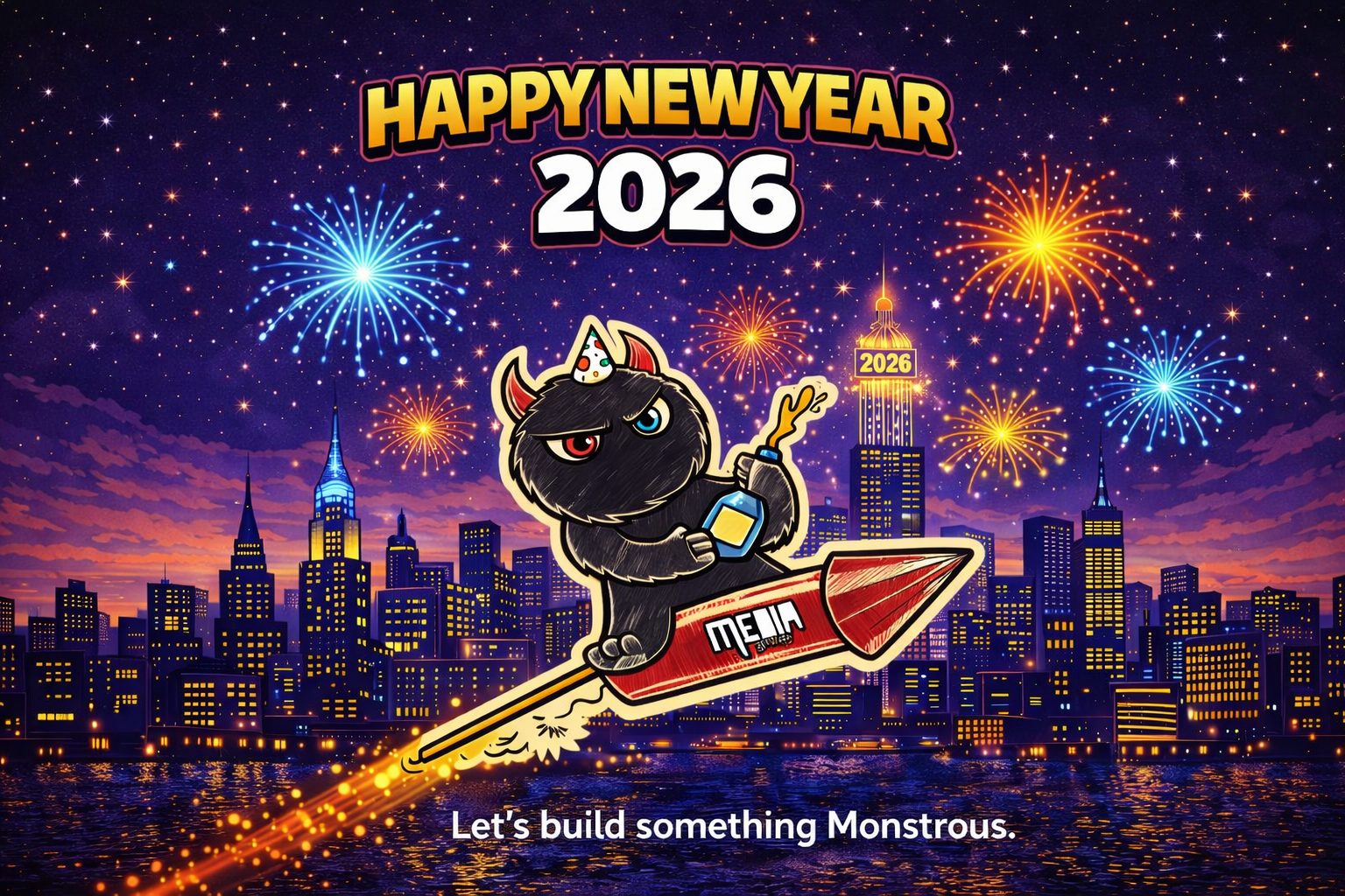 Happy New Year from Monstrous Media Group!