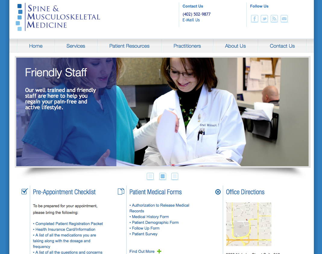 WEBSITE LAUNCH - Spine and Musculoskeletal Medicine