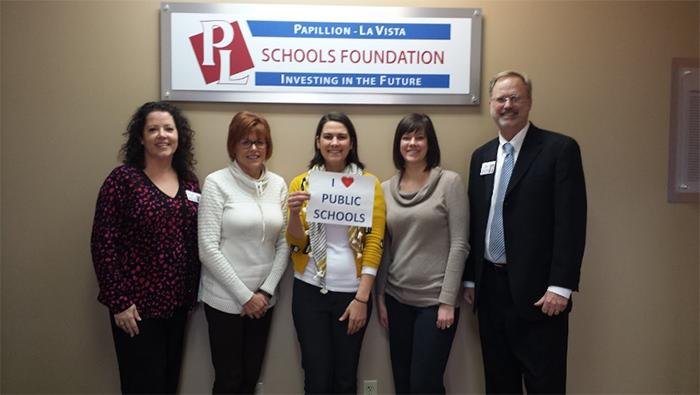 Papillion La Vista Schools Foundation heart schools campaign