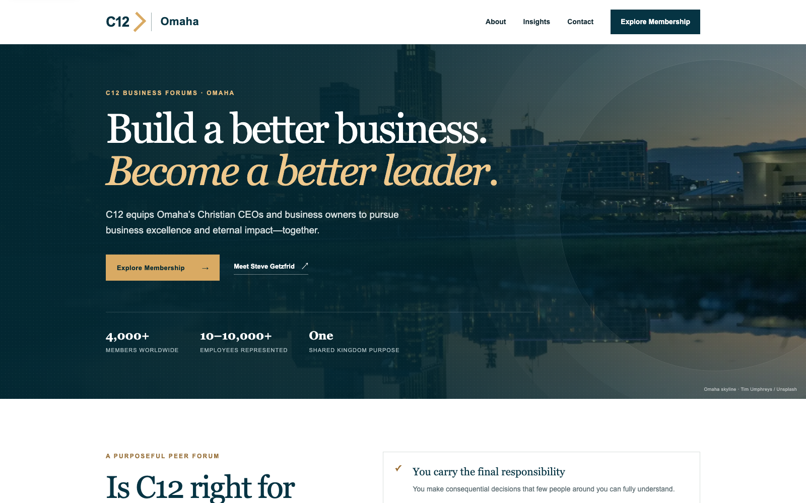 C12 Omaha digital project by Monstrous Media Group