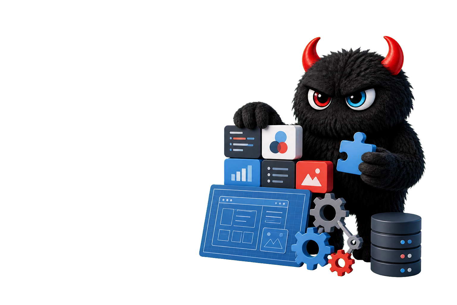 MMG monster illustrating Custom Applications