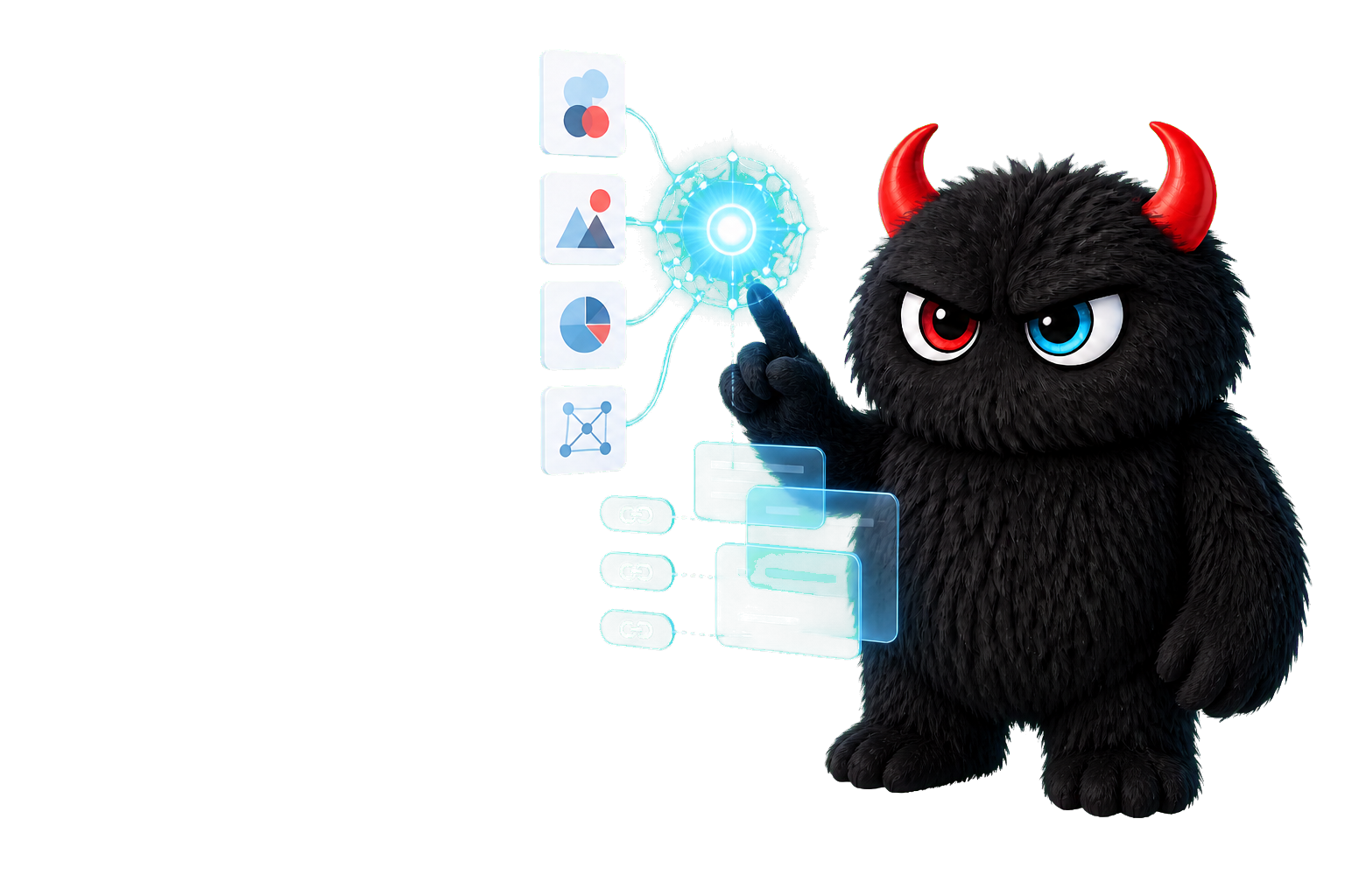 MMG monster illustrating Generative Engine Optimization